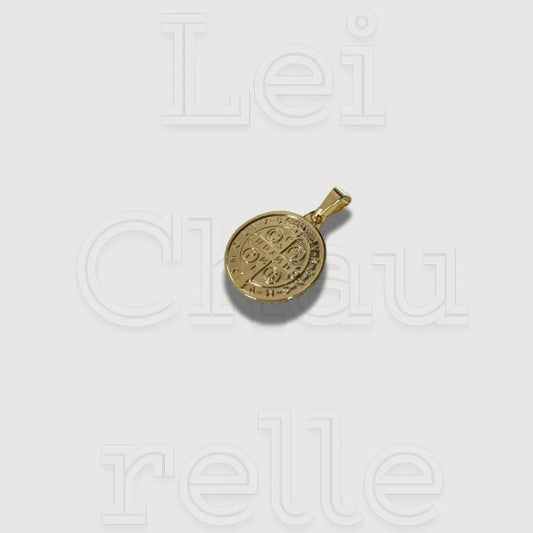 18k Gold Filled Saint Benedict Pendant