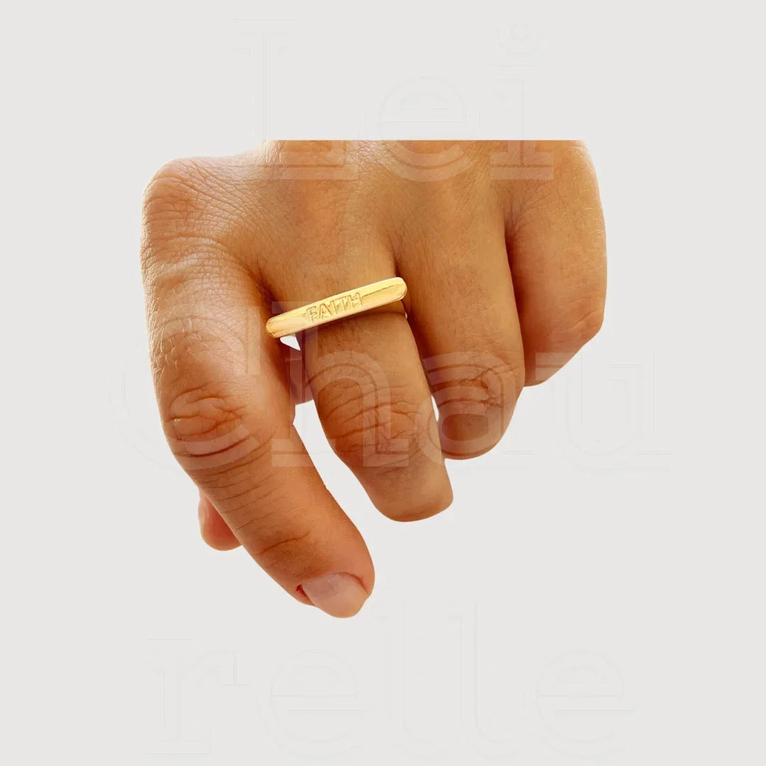 18k Gold Filled Luck Stackable Rings