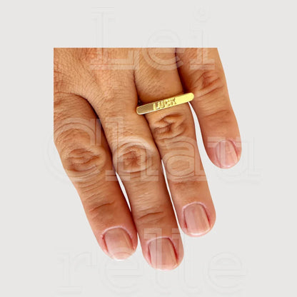 18k Gold Filled Luck Stackable Rings